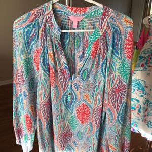 Lilly Pulitzer Elsa Silk Top